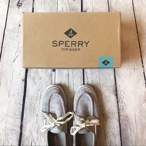 Women’s Biscayne Chambray Gray Sperry Top-Siders